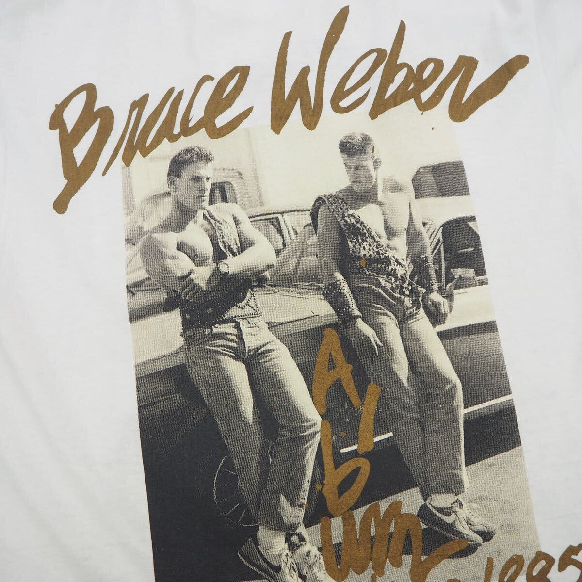 80s Bruce Weber white tiger Tシャツ ブルースウェーバー 80s Bruce Weber white tiger Tシャツ ブルースウェーバー