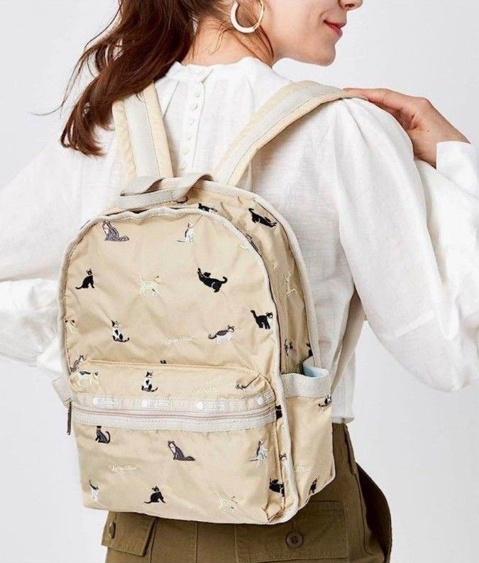 新品同様 正規品 LeSportsac ブリードオブキャット リュック 猫 新品同様 正規品 LeSportsac ブリードオブキャット リュック 猫