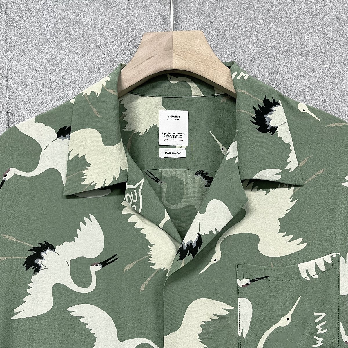 希少VISVIM ビズビム23SS CROSBY SHIRT S/S HIKAKU ヒカク 希少VISVIM ビズビム23SS CROSBY SHIRT S/S HIKAKU ヒカク