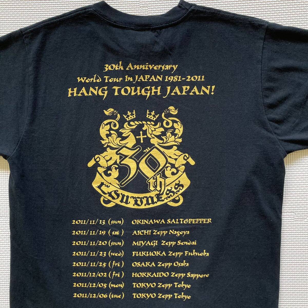 LOUDNESS ラウドネス 30周年記念 ワールドツアー Tシャツ M_画像5