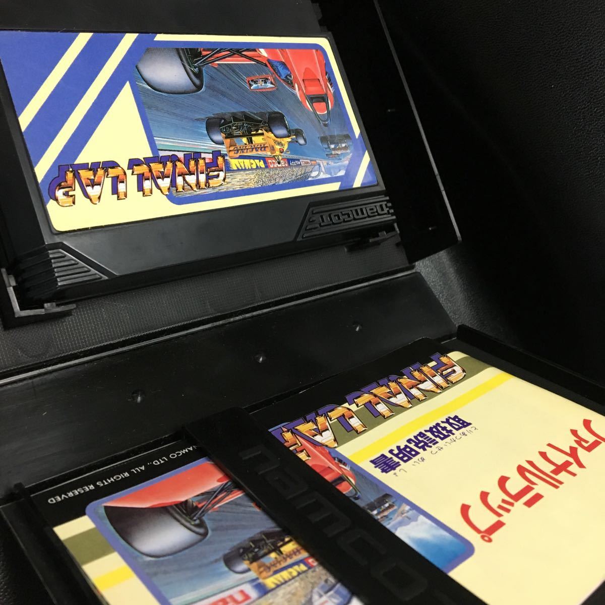 【namcot FINAL LAP】ファミリーコンピュータ ファイナルラップ ケース取説付 レース ゲーム サーキット1987年 周回 中古　【19/10　A-1】_画像5