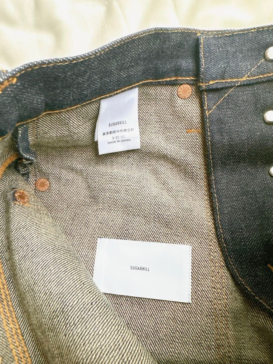 SUGARHILL シュガーヒル 21aw ダブルニーベルボトムデニム SUGARHILL シュガーヒル 21aw ダブルニーベルボトムデニム