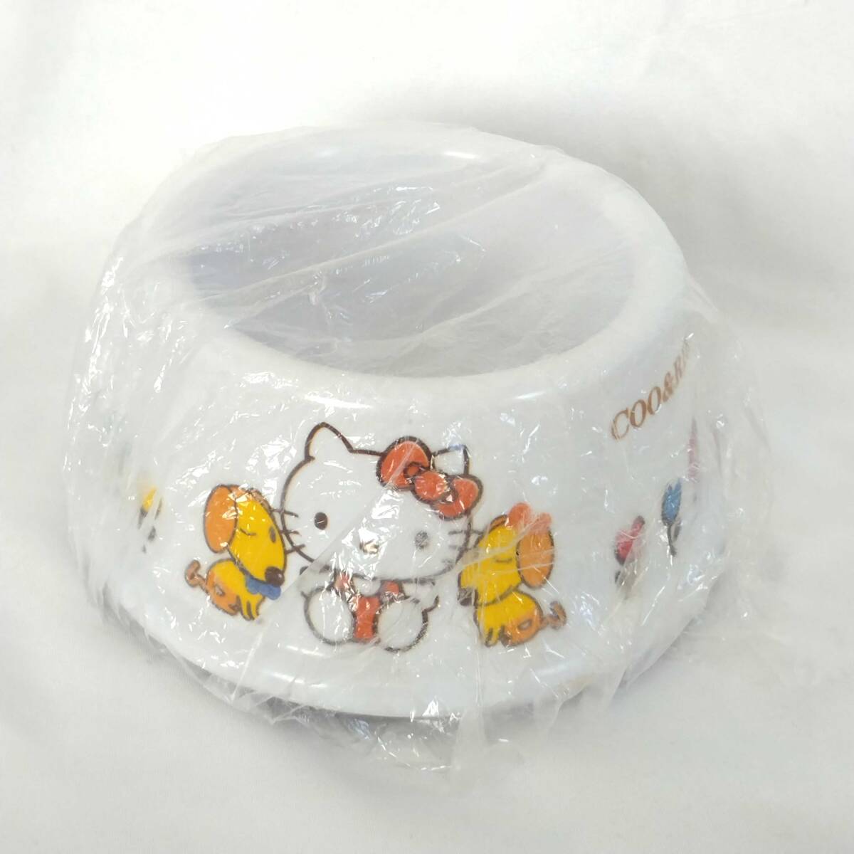 *2019 год COO&RIKU× Hello Kitty сотрудничество капот миска не использовался Koo and lik/ Koo likSanrio/ Sanrio собака домашнее животное . тарелка посуда 