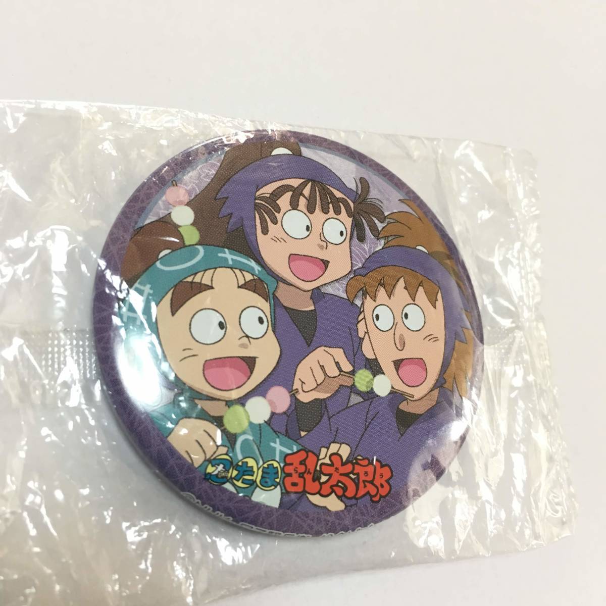  new goods Nintama Rantaro ani capsule can badge . class . member length committee pot shop Saburou tail .. right .. black tree . left ..