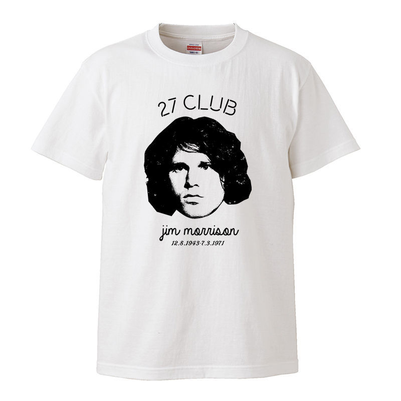 【Mサイズ Tシャツ】ジム・モリスン Jim Morrison The doors ドアーズ サイケデリック LSD 27club LP CD レコード 60s_画像1