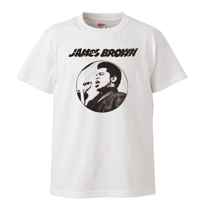【Mサイズ Tシャツ】James Brown ジェイムス・ブラウン JB ファンク ソウル R&B MODS モッズ レコード LP CD 60s 70s バンドTシャツ_画像1
