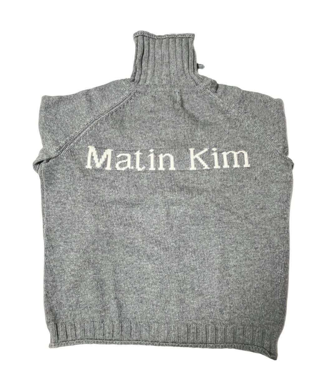 新品】Matin Kim マーティンキム ジップアップ ニット セーター 新品】Matin Kim マーティンキム ジップアップ ニット セーター