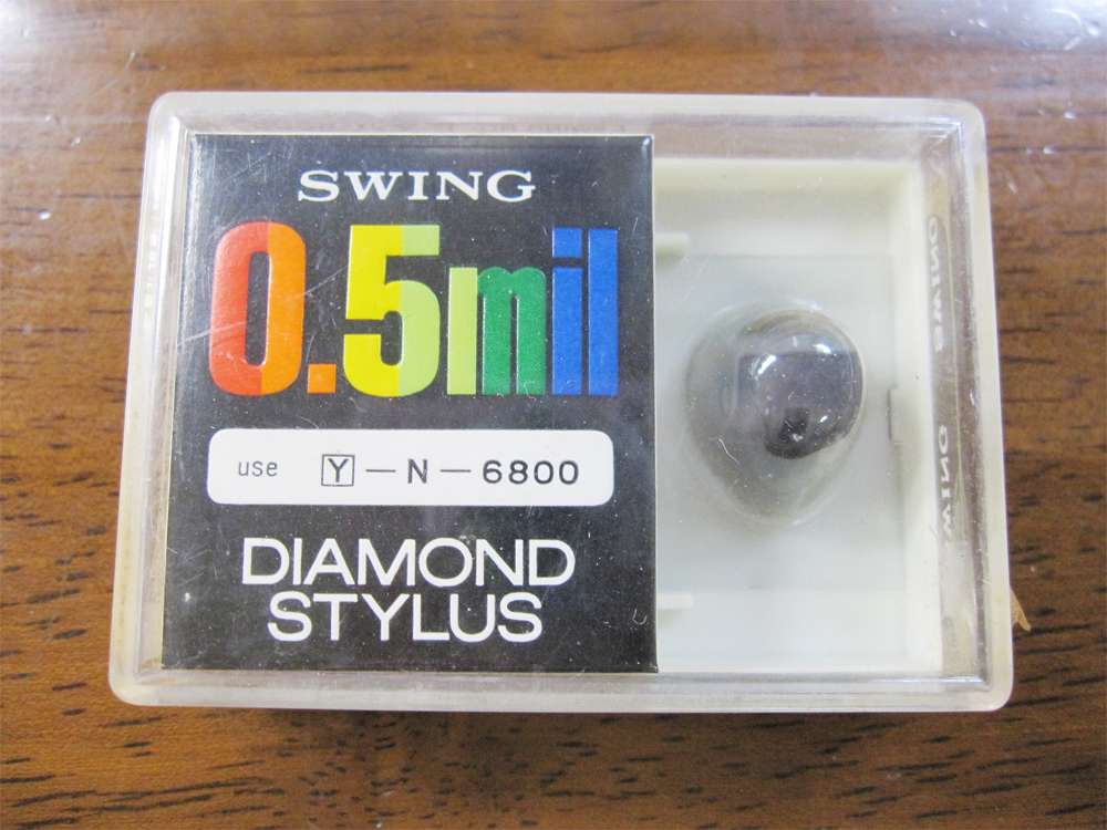 新品・未使用品 SWING スウィング 0.5mil DIAMOND STYLUS ヤマハ-6800 Y-N-6800 レコード針 交換針 品番964-50_画像1