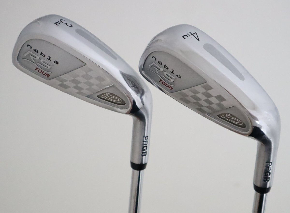 2024年ファッション福袋 ●PRGR★プロギア iD S(63758 HYBRID100スチール #3iu&#4iu N.S.PRO アイアン型ユーティリティー 2本セット TOUR (ナブラ)RS nabla プロギア