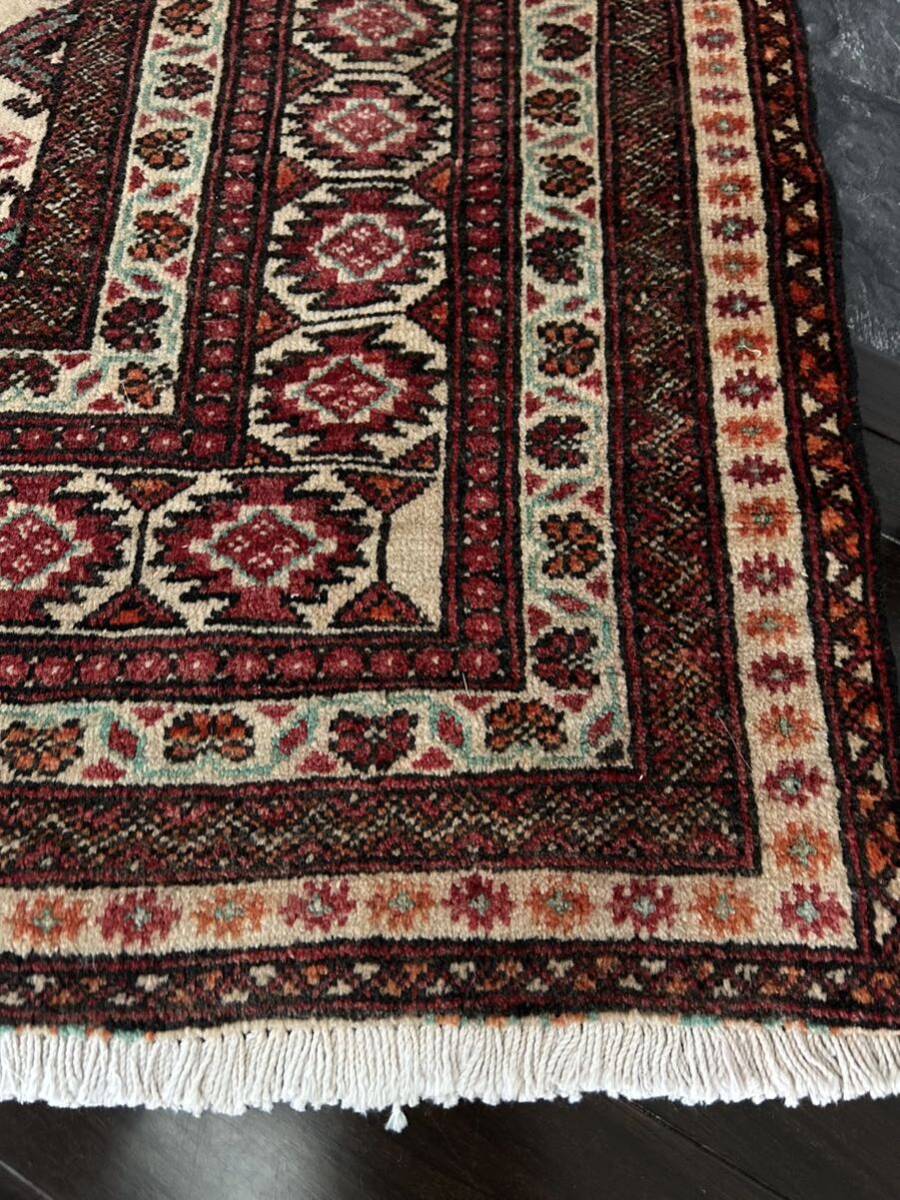 ペルシャ絨毯/オールド トルクメン絨毯 117㎝×191㎝ ペルシャ絨毯/オールド トルクメン絨毯 117㎝×191㎝