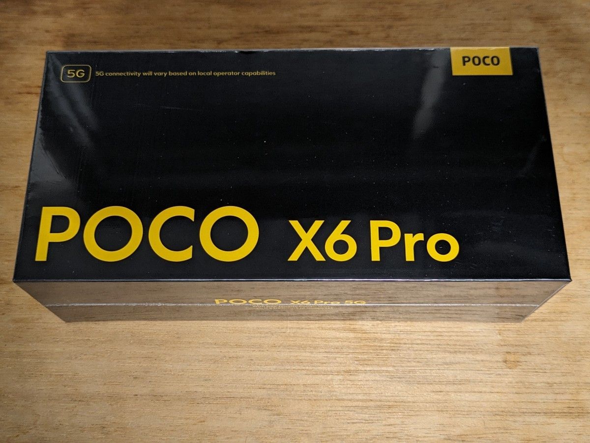 新品 未開封 POCO X6 Pro グローバル版 【12GB/512GB】ブラック 新品 未開封 POCO X6 Pro グローバル版 【12GB/512GB】ブラック