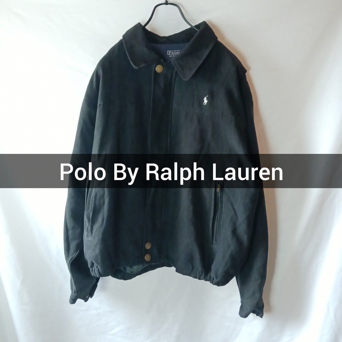 Polo by Ralph Lauren куртка от дождя XL swing верх черный Ralph Lauren dolizla- жакет action плиссировать б/у одежда 