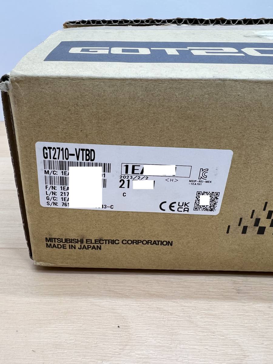 Yahoo!オークション - GT2710-VTBD 2023年製 未使用 三菱電機 Yahoo!オークション - GT2710-VTBD 2023年製 未使用 三菱電機
