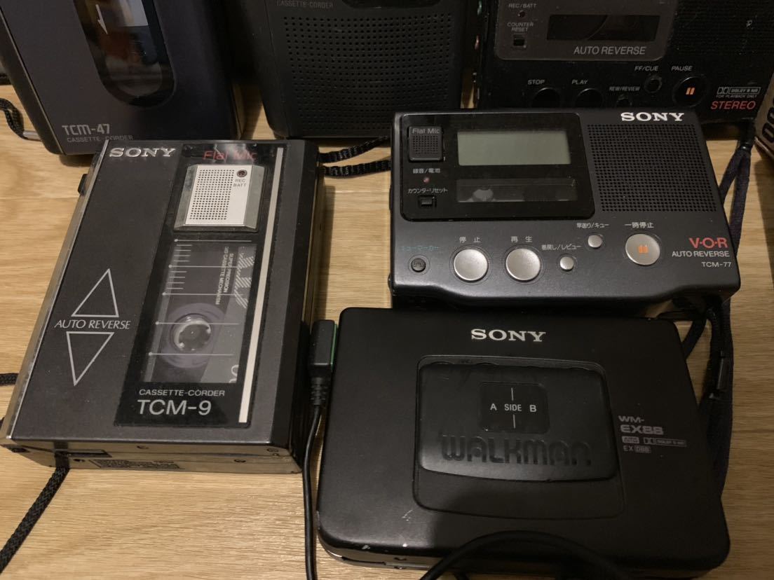 [ there is no final result 1 jpy start ]SONY Aiwa cassette player summarize 7 pcs. set 