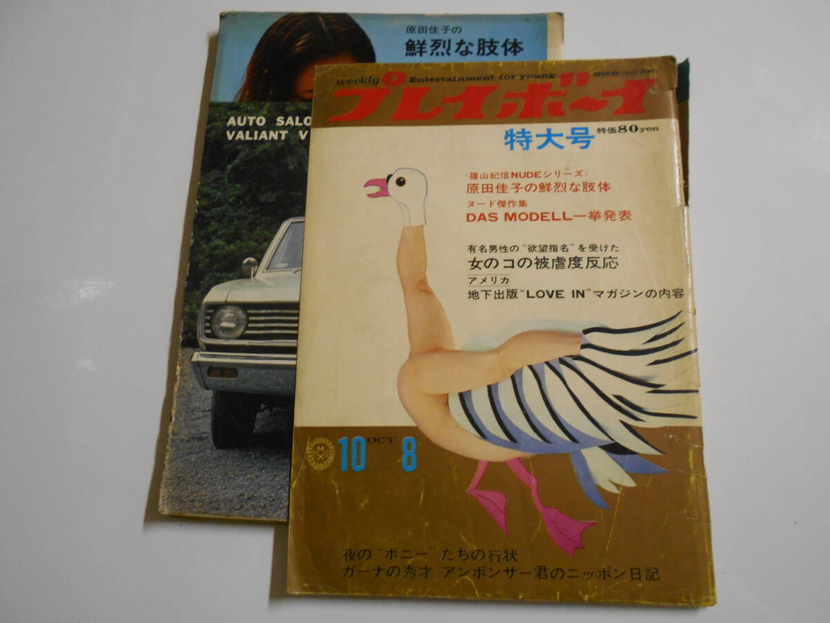 表紙取れ 週刊プレイボーイ 1968年昭和43年10 8 40 篠山紀信 表紙取れ 週刊プレイボーイ 1968年昭和43年10 8 40 篠山紀信