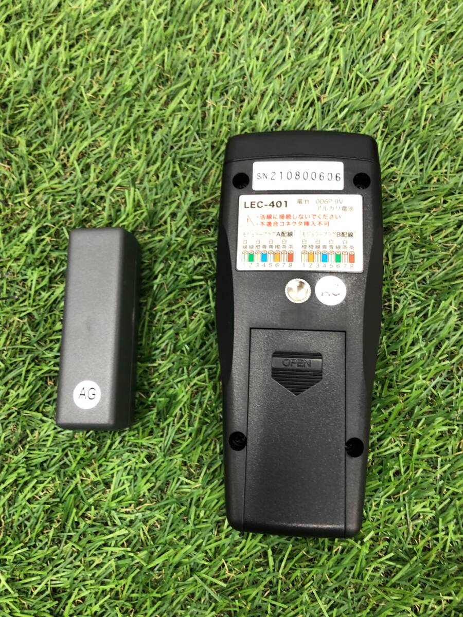 中古品】☆ジェフコム LANケーブルチェッカー LEC-401 〇〇 中古品】☆ジェフコム LANケーブルチェッカー LEC-401 〇〇