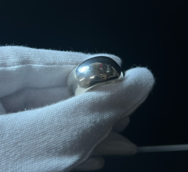 *24109 MEXICO Vintage 15 номер Mexico кольцо SV925 серебряное кольцо широкий простой частное лицо хранение 