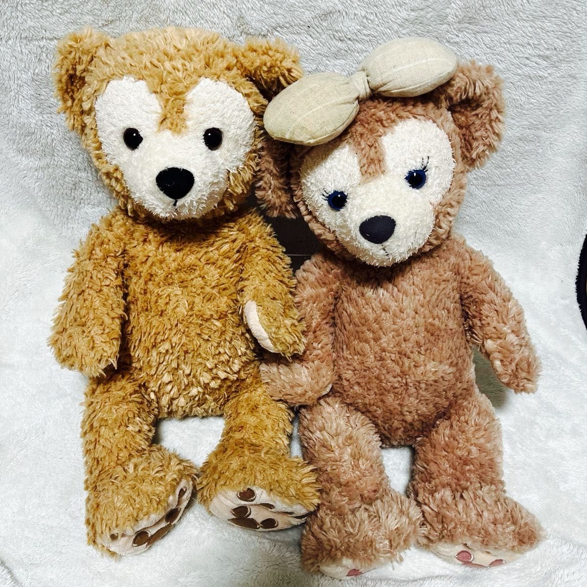ダッフィー &シェリーメイ ぬいぐるみ セット販売 サイズ高さ ダッフィー &シェリーメイ ぬいぐるみ セット販売 サイズ高さ