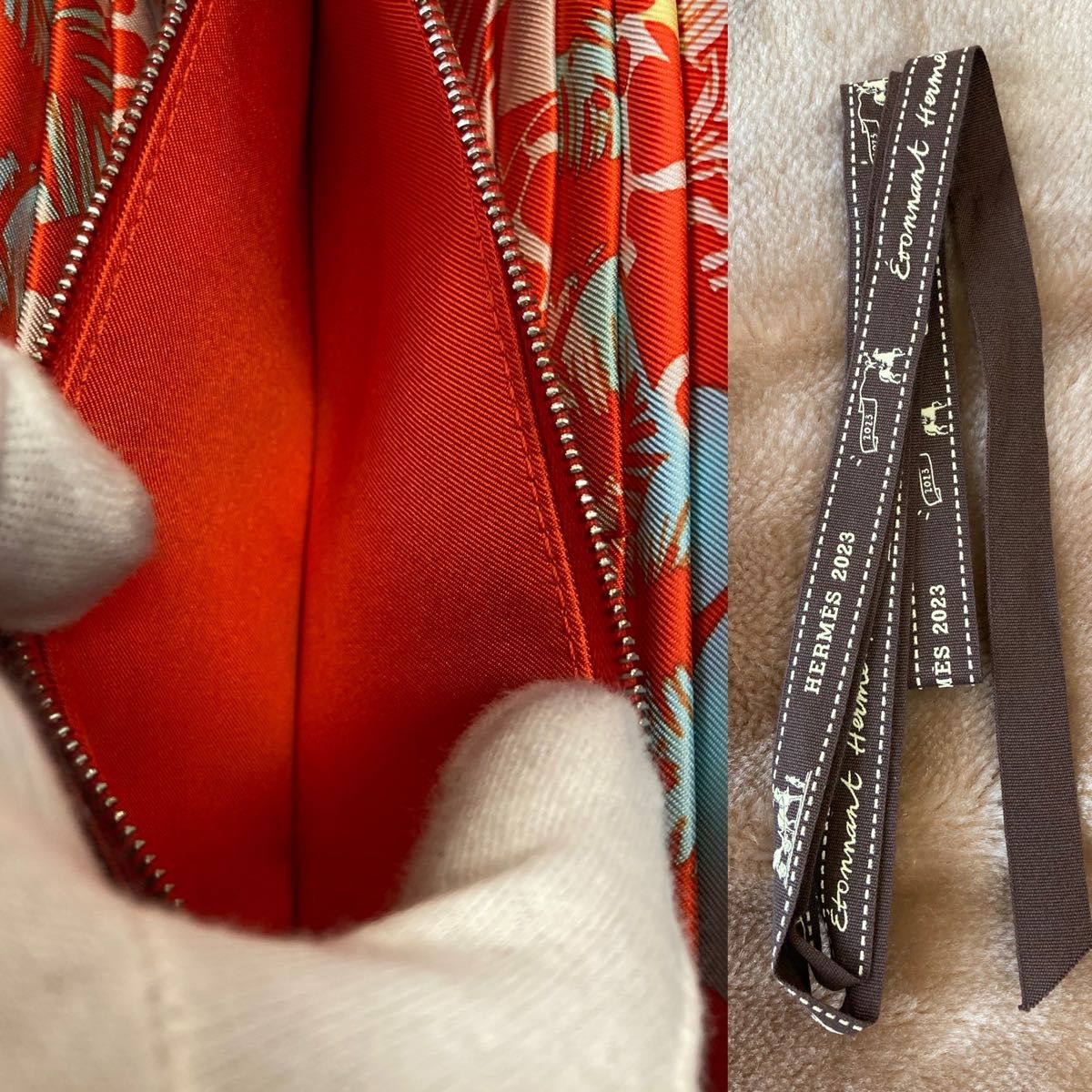 HERMESエルメス アザップシルクインロング小銭入れ有ラウンド HERMESエルメス アザップシルクインロング小銭入れ有ラウンド