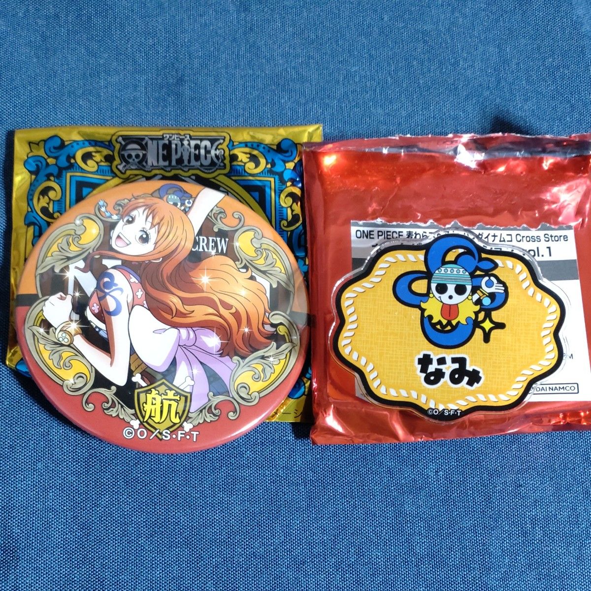 缶バッジ&アクリルネームバッジ 2点セットまとめ売り ナミ 缶バッジ&アクリルネームバッジ 2点セットまとめ売り ナミ