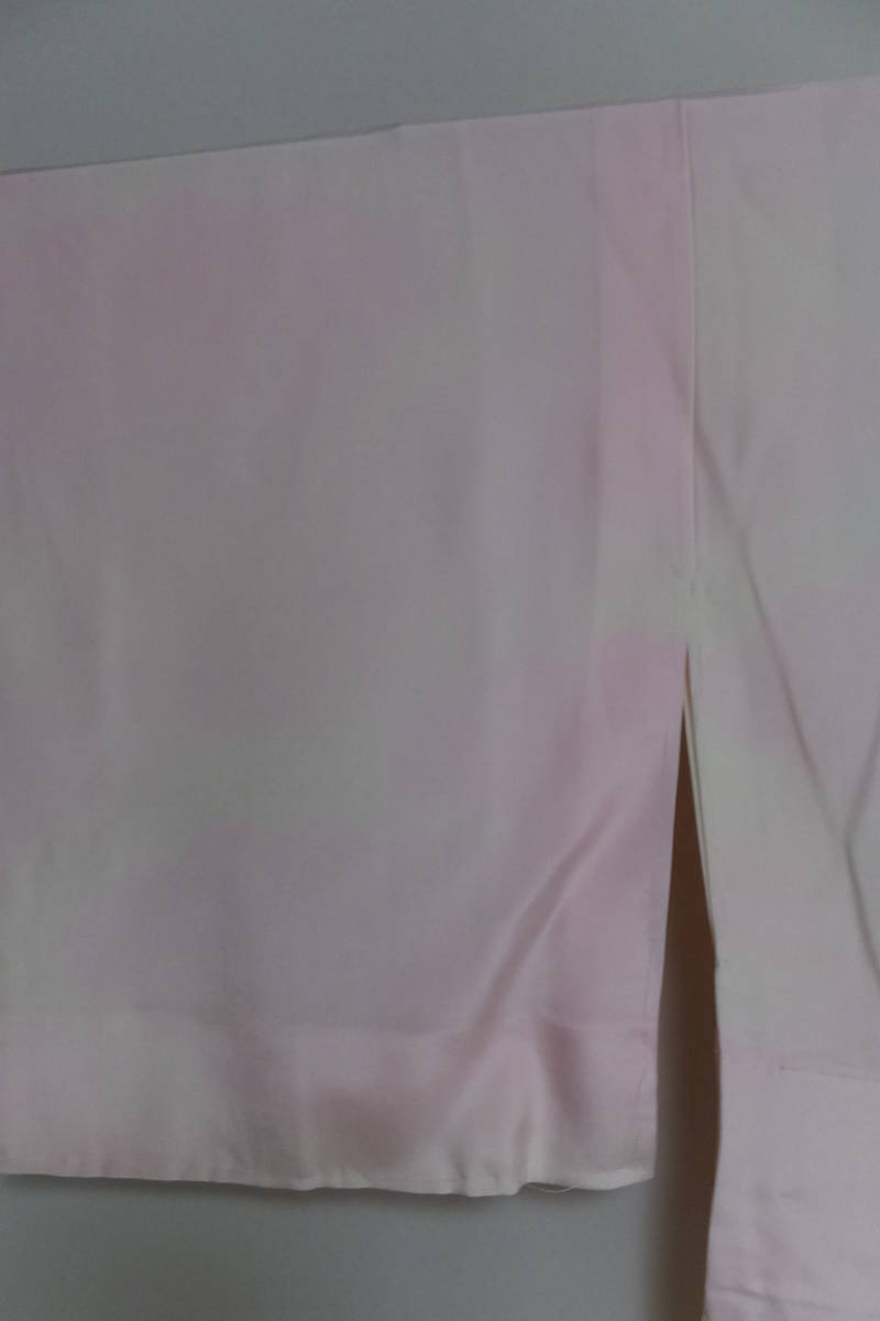  соединять натуральный шелк длинное нижнее кимоно рост 150. передний и задний (до и после) 