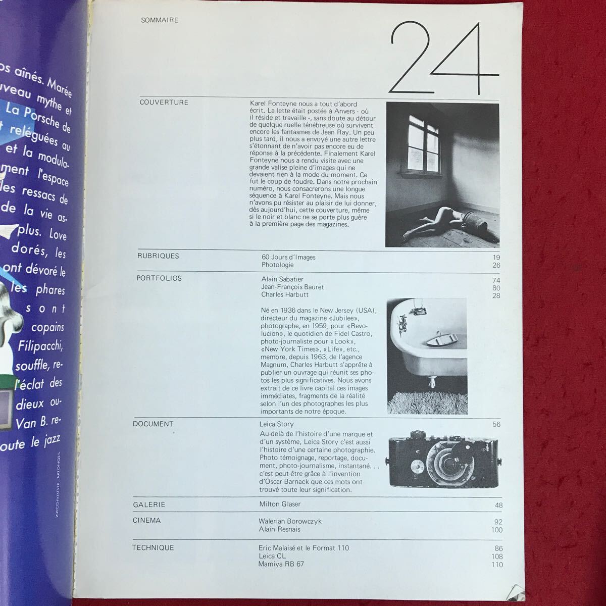 a-331 ZOOM『No.24』LE MAGAZINE DE L'IMAGE 洋書『アート・写真』1974年発行 Prix du numero 15 F./150 FB/$3.50/10D.M. ※5 - アート写真 a-331 ZOOM『No.24』LE MAGAZINE DE L'IMAGE 洋書『アート・写真』1974年発行 Prix du numero 15 F./150 FB/$3.50/10D.M. ※5 - アート写真