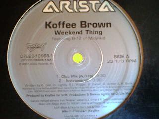 R&B Koffee Brown / Weekend Thing 12インチです。_画像1