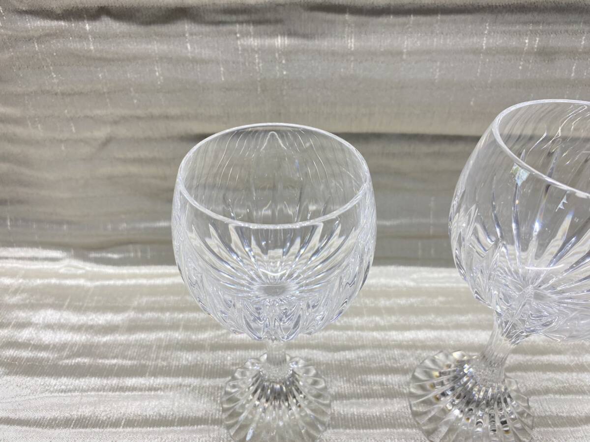☆Baccarat ☆バカラ マッセナ ワイングラス サイズ違い 2客 ☆Baccarat ☆バカラ マッセナ ワイングラス サイズ違い 2客