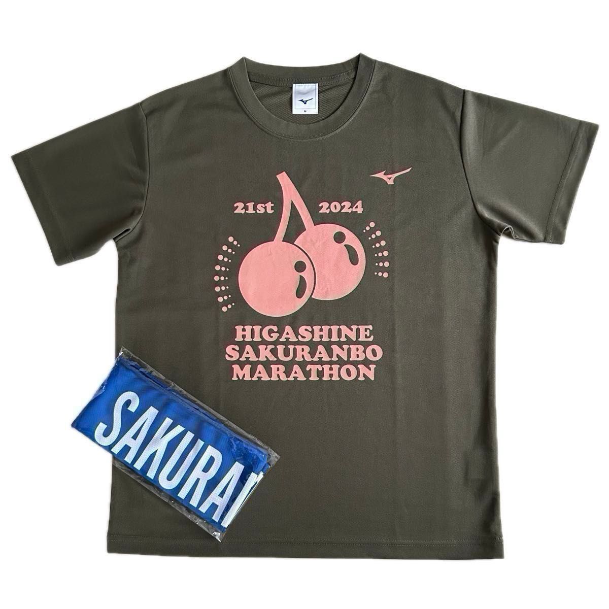 2024/6/2開催【山形・東根市さくらんぼマラソン】完走Tシャツ 2024/6/2開催【山形・東根市さくらんぼマラソン】完走Tシャツ