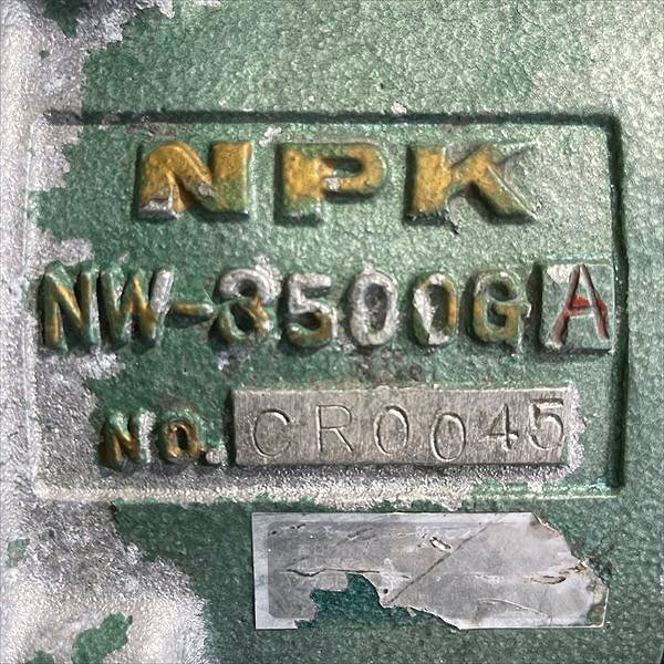 A21s241355 NPK エアーインパクトレンチ NW-3500GA【動作確認 A21s241355 NPK エアーインパクトレンチ NW-3500GA【動作確認