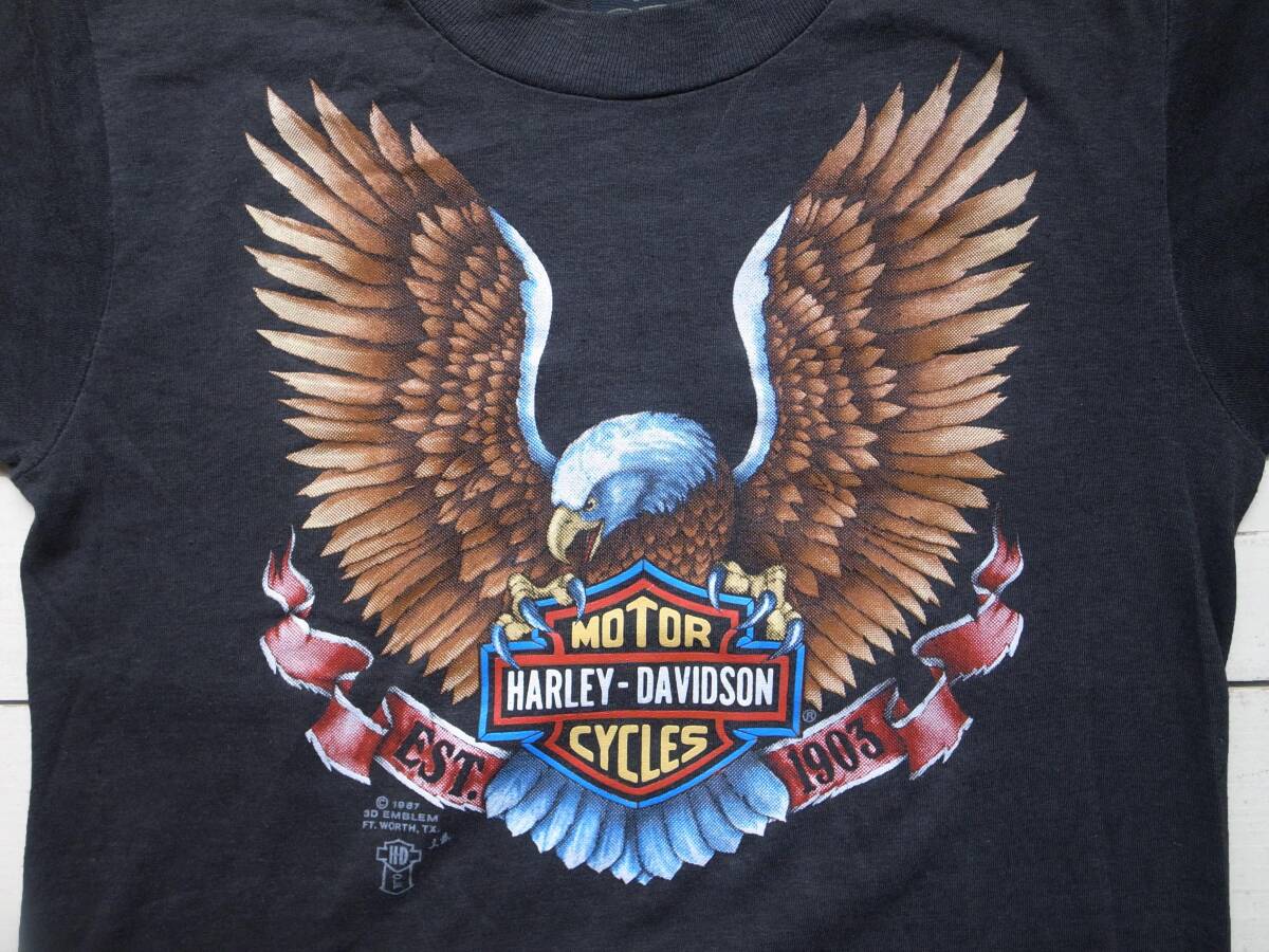 80's HARLEY DAVIDSON ハーレーダビッドソン 3D EMBLEM タグ 80's HARLEY DAVIDSON ハーレーダビッドソン 3D EMBLEM タグ