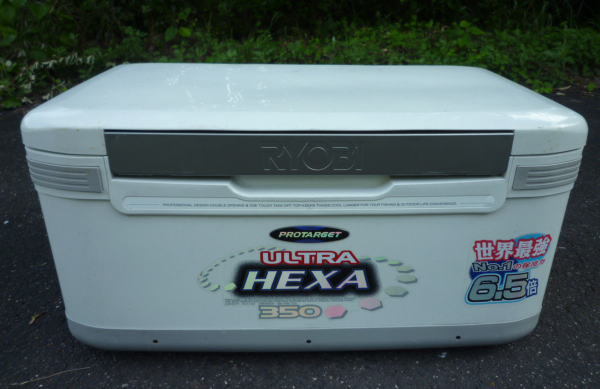 RYOBI PROTARGET ULTRA HEXA 350 リョービ プロターゲット ウルトラヘキサ クーラーボックス 両開き 35L 中古 パッキン交換済
