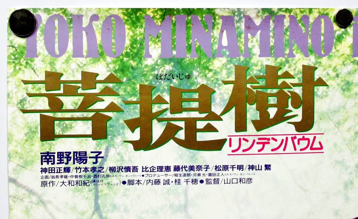 日本yahoo拍賣 樂淘letao代購代標第一品牌 未使用 南野陽子東映菩提樹リンデンバウム映画ポスター未使用品 大和和紀