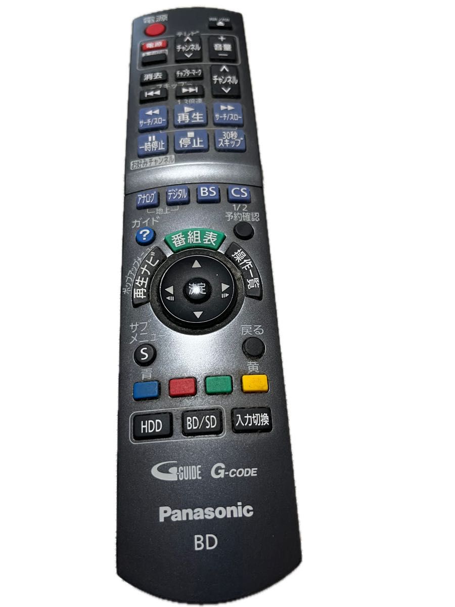 Panasonic ブルーレイ・ディスクレコーダー用リモコン Panasonic ブルーレイ・ディスクレコーダー用リモコン
