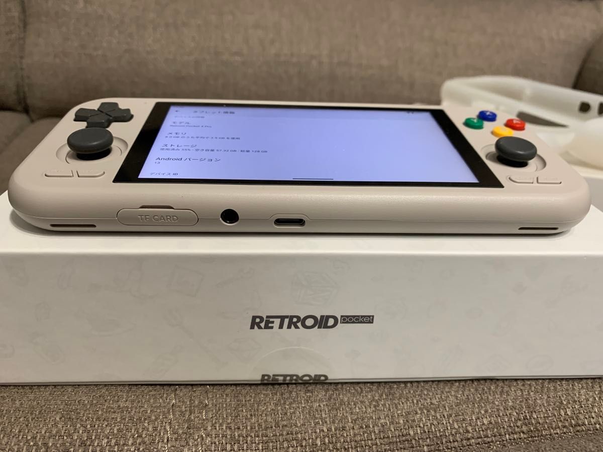 Retroid Pocket 4 Pro 16Bitカラー + 純正グリップ + 互換 Retroid Pocket 4 Pro 16Bitカラー + 純正グリップ + 互換