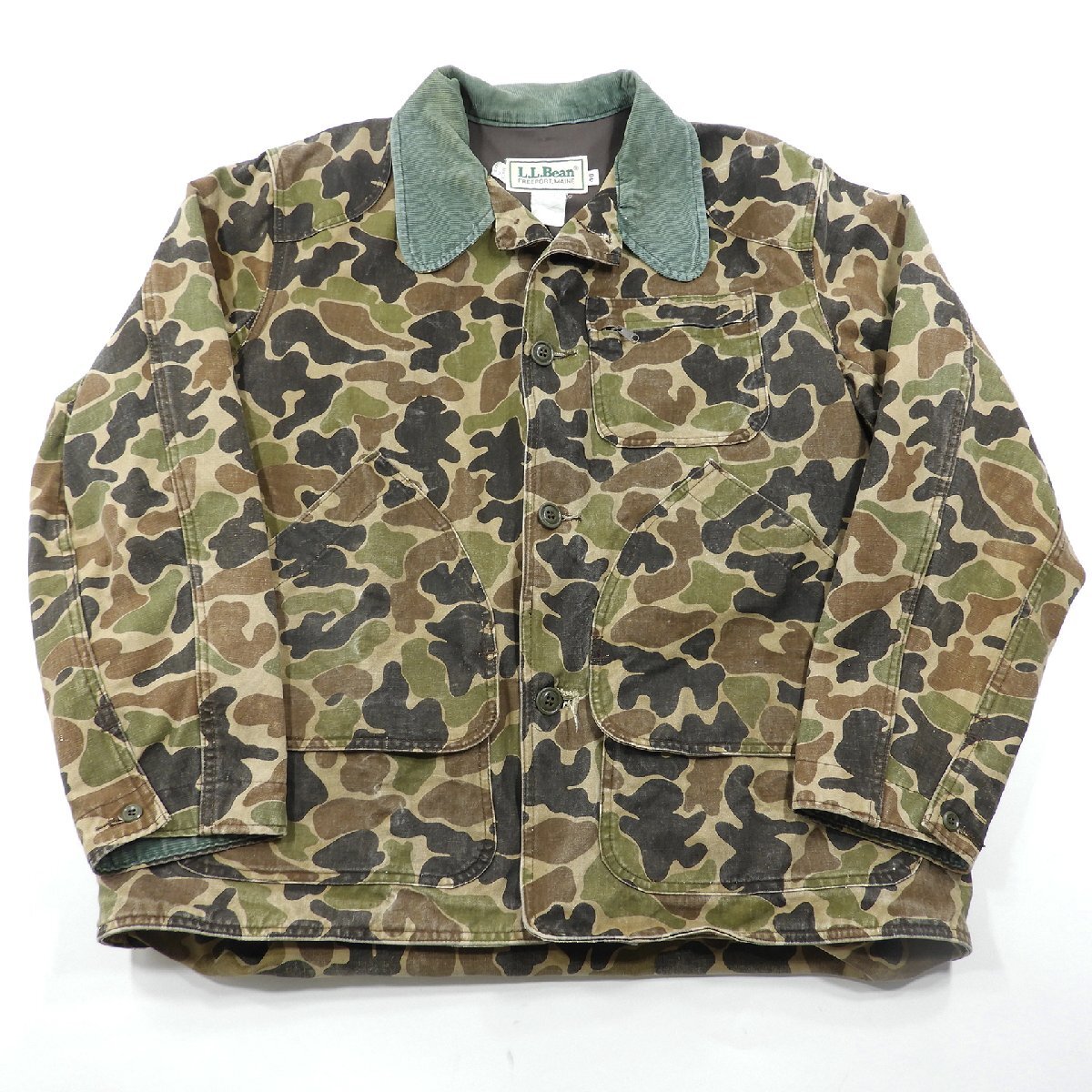 50%OFF 46 Size 迷彩 ハンティングジャケット LLビーン L.L.Bean 80's ビッグサイズ #21478 アウトドア アメカジ ビンテージ ヴィンテージ 男性用