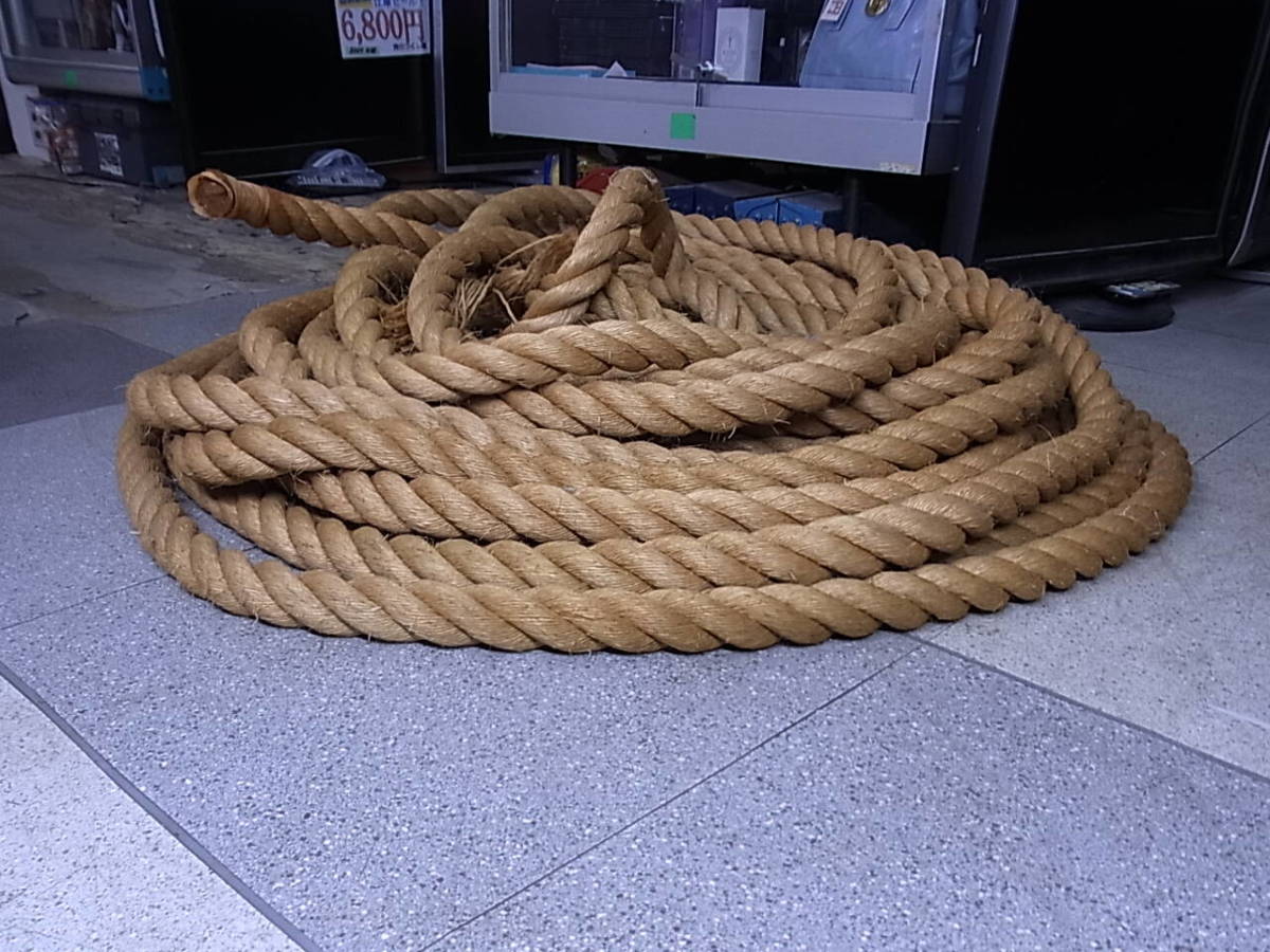 完璧 □Ca/355▽綱引き用ロープ☆運動会 体育祭☆太さ4cm 長さ45m その他
