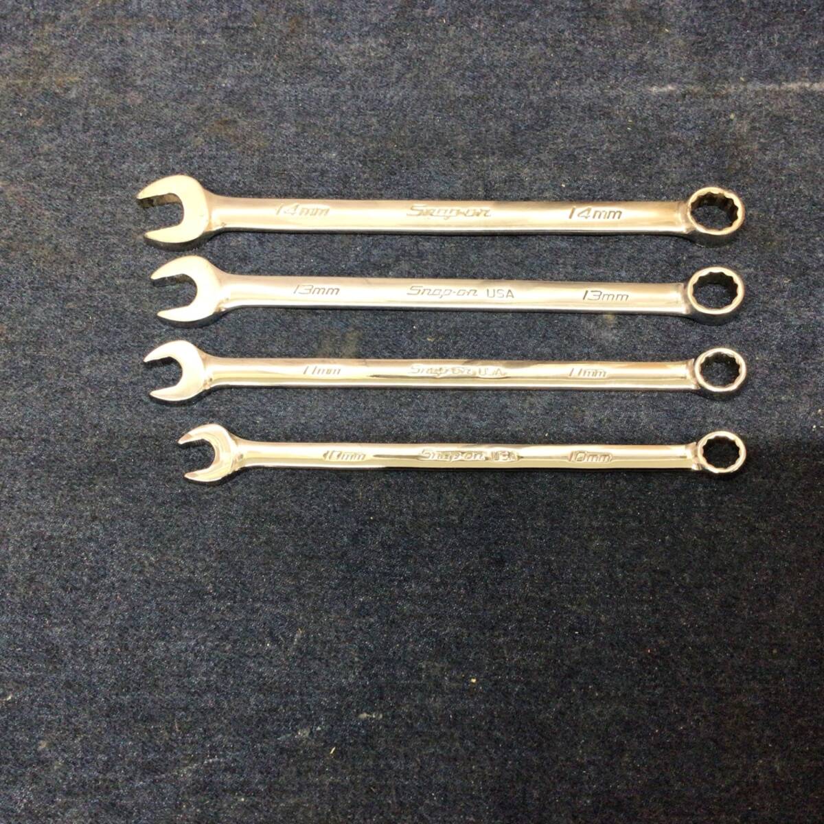 中古品】スナップオン(Snap-on) コンビネーションレンチ4本 中古品】スナップオン(Snap-on) コンビネーションレンチ4本