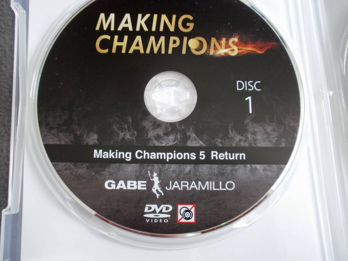 リターン編 ゲイブハラミロ DVD2枚組セット メーキングチャンピオンシップ5　making champions5 gabe jaramillo テニスレッスンDVD_画像4