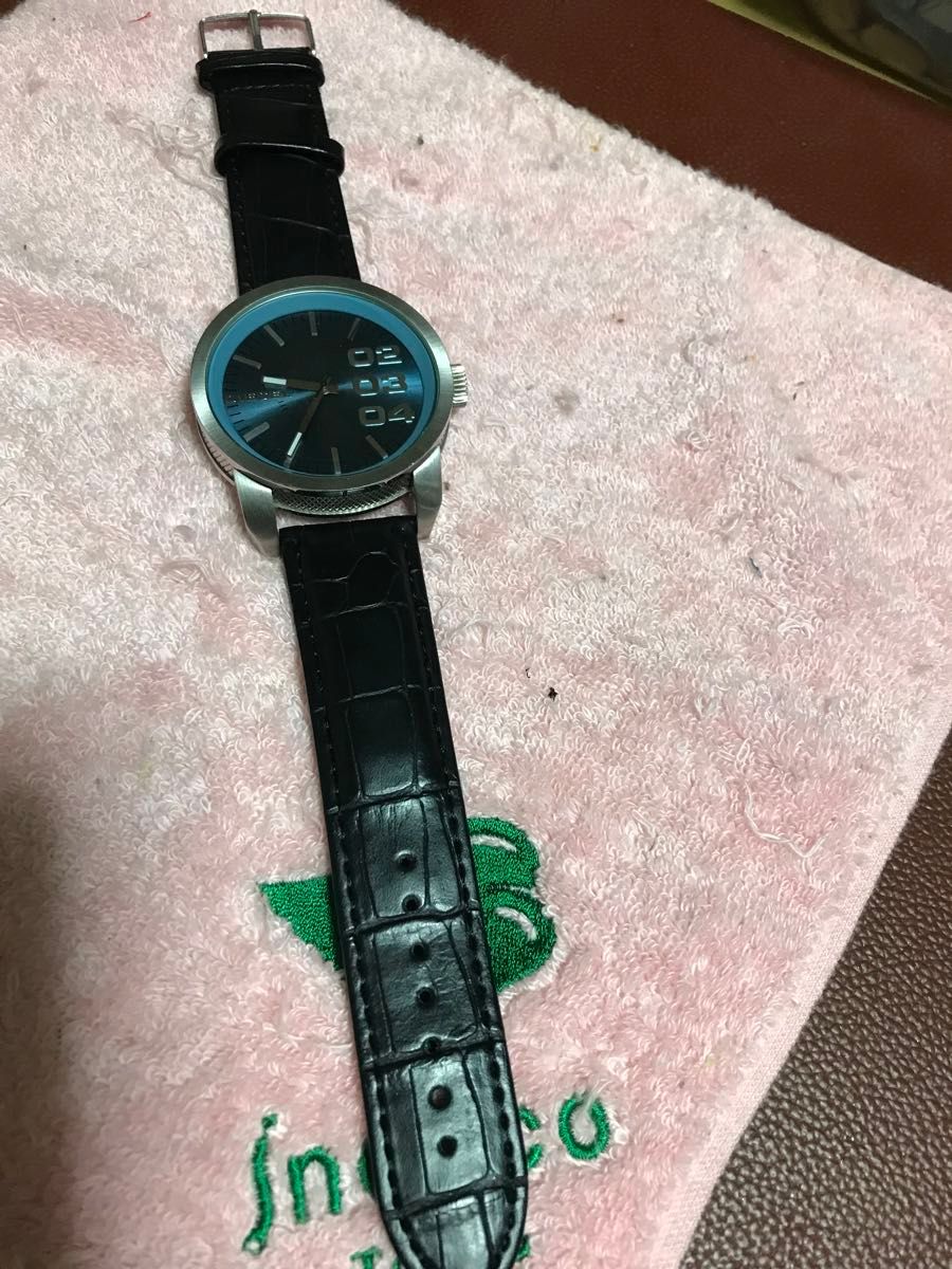 ディーゼル　腕時計　DZ-1512 電池交換済　稼働品　クォーツ　