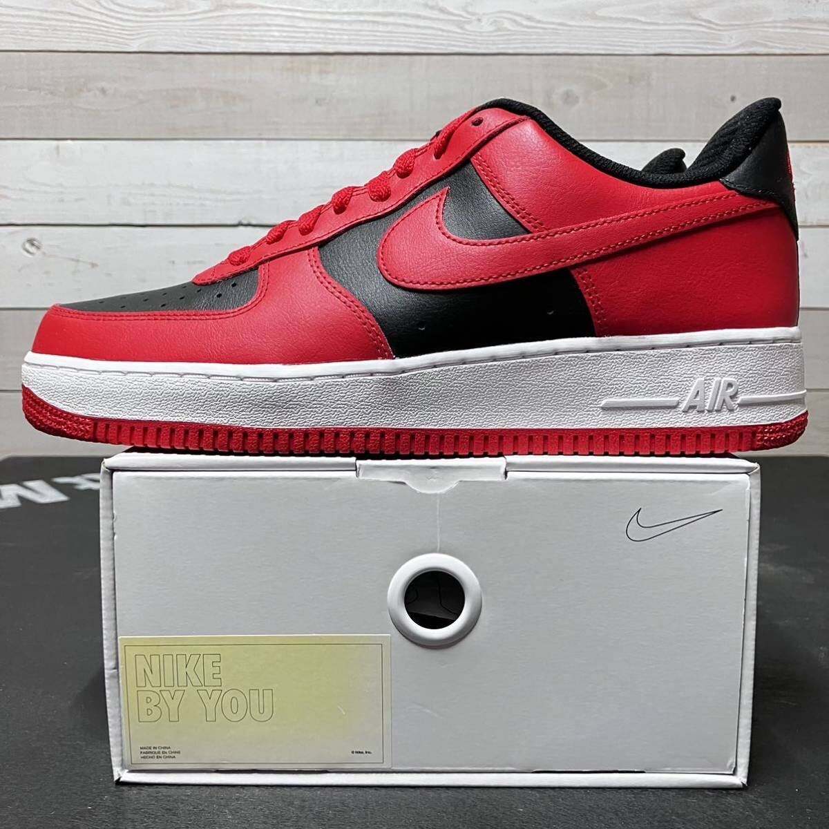 28cm NIKE BY YOU AIR FORCE 1 LOW BRED ナイキ エア フォース 28cm NIKE BY YOU AIR FORCE 1 LOW BRED ナイキ エア フォース