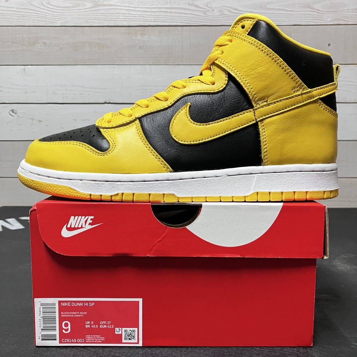 27cm NIKE DUNK HIGH SP CZ8149-002 IOWA MAIZE ナイキ ダンク 27cm NIKE DUNK HIGH SP CZ8149-002 IOWA MAIZE ナイキ ダンク