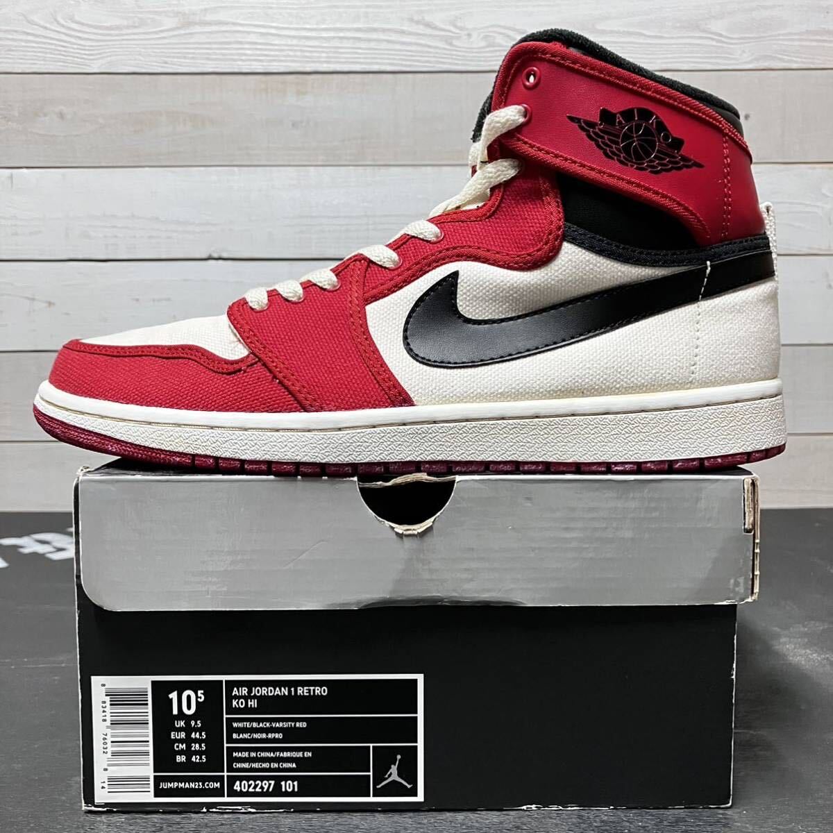美品 AIR JORDAN1 CHICAGO エアジョーダン1 シカゴ 28cm 28 5cm NIKE AIR JORDAN 1 RETRO KO CHICAGO KNOCK OUT AJ