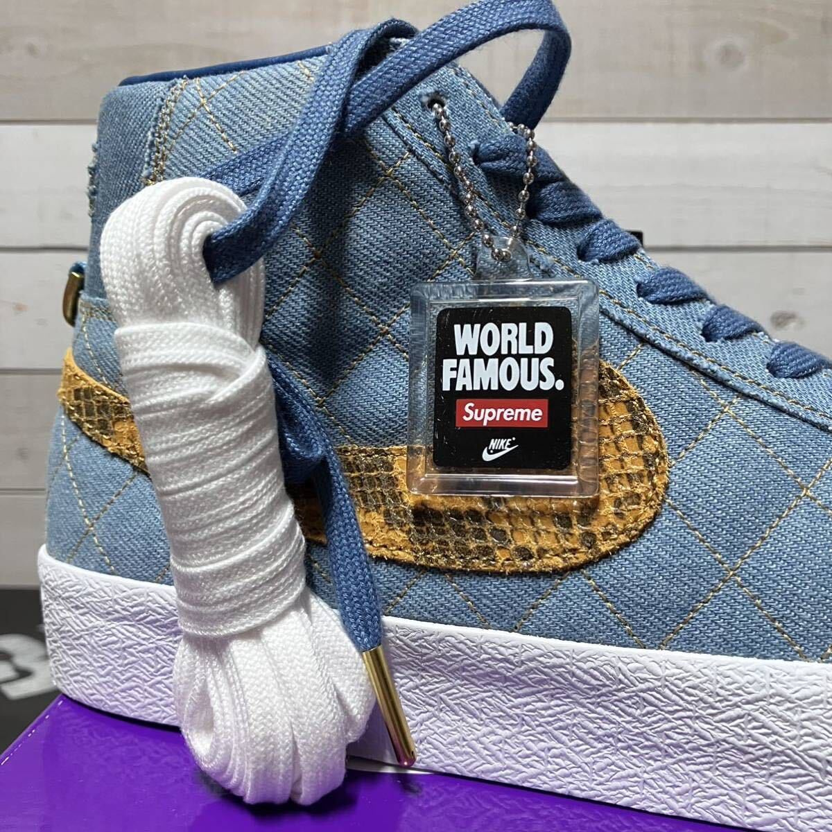 27 5cm NIKE SB ZOOM BLAZER MID QS 2 SUPREME DENIM DX8421-400 27 5cm NIKE SB ZOOM BLAZER MID QS 2 SUPREME DENIM DX8421-400