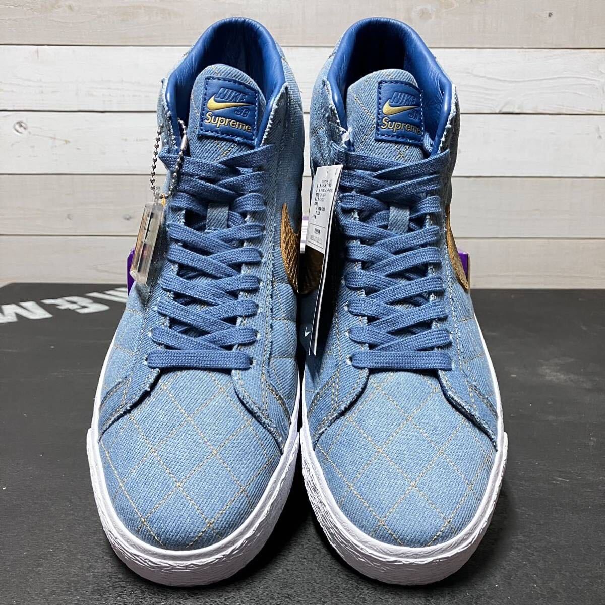 27cm NIKE SB ZOOM BLAZER MID QS 2 SUPREME DENIM DX8421-400 27cm NIKE SB ZOOM BLAZER MID QS 2 SUPREME DENIM DX8421-400