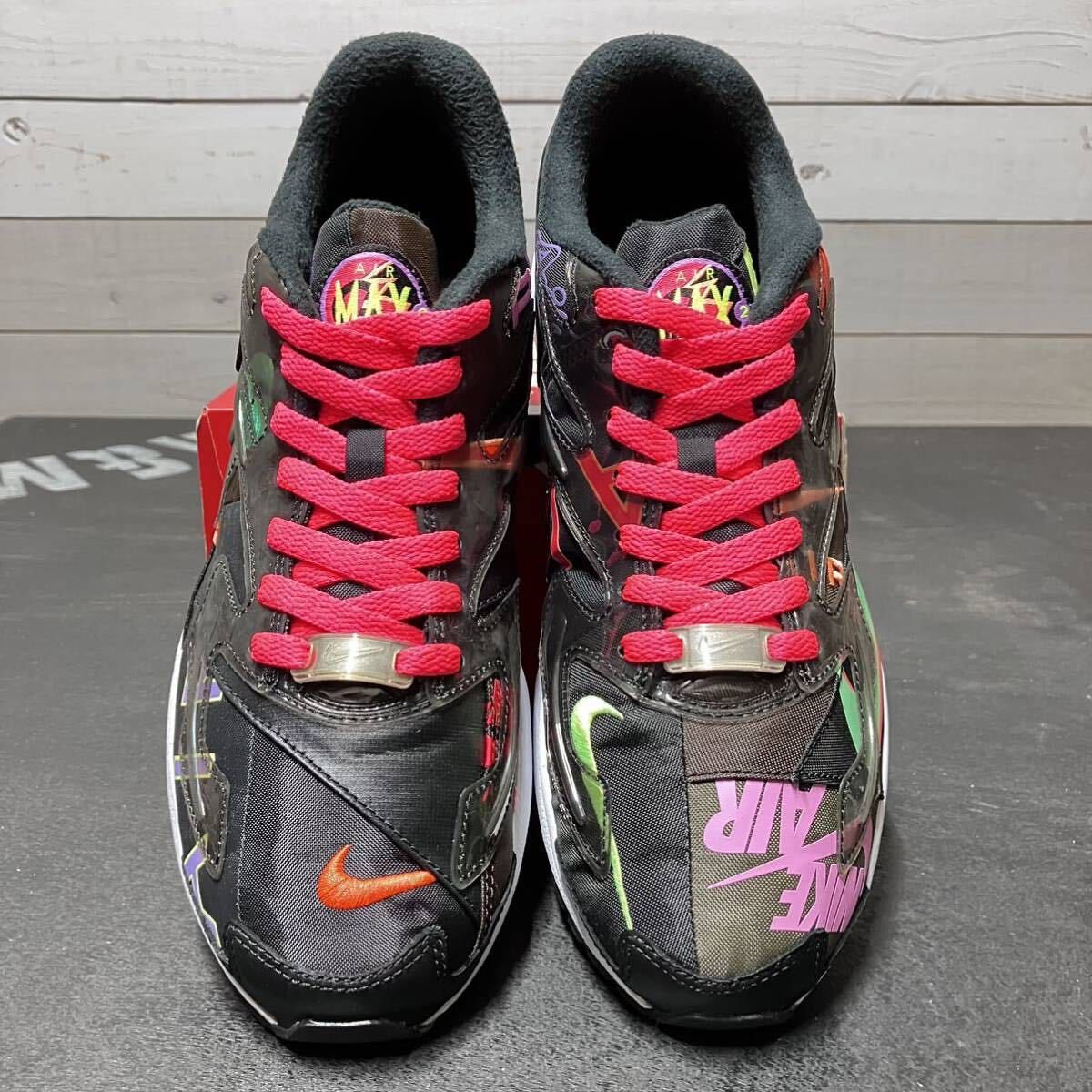 27cm NIKE AIR MAX 2 LIGHT QS BLACK ATMOS CI5590-001 ナイキ 27cm NIKE AIR MAX 2 LIGHT QS BLACK ATMOS CI5590-001 ナイキ
