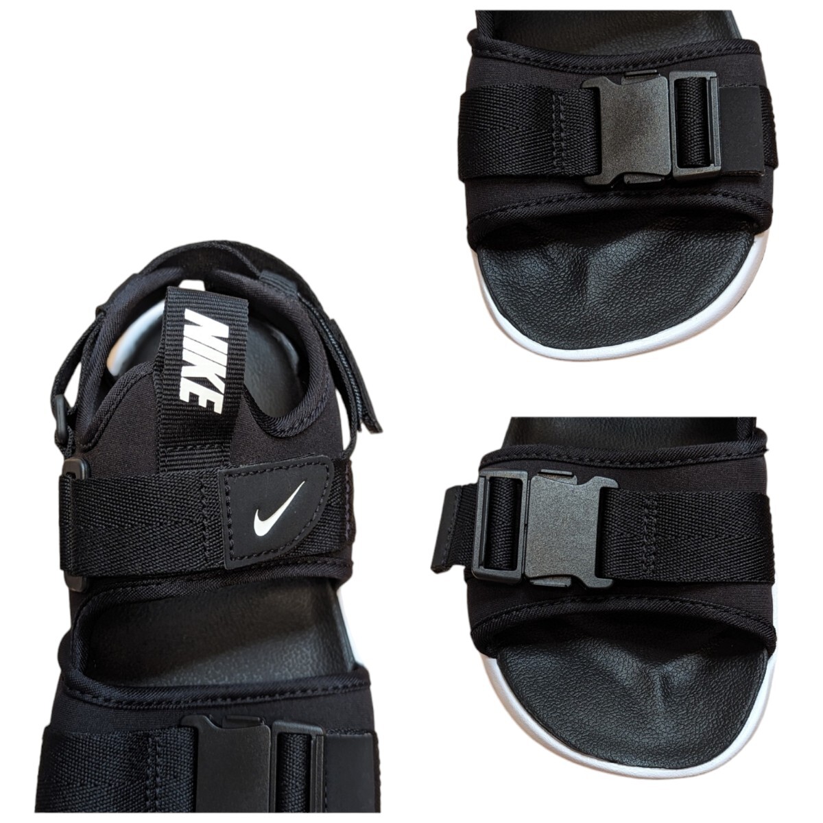 【未使用】NIKE キャニオン レディース スポーツサンダル 23cm NIKE ナイキ キャニオンサンダル 23cm ブラック レディース