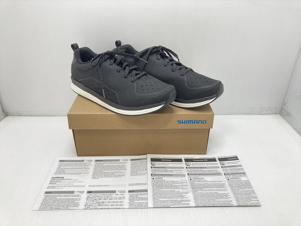 ★★未使用品 シマノ SHIMANO CT5 SH-CT500 ビンディングシューズ EU42 26.5cm ブラック 黒
