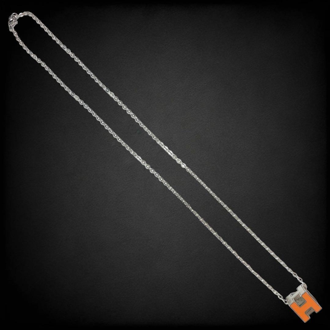 HERMES エルメス Hキューブ 四角 正方形 ネックレス ペンダント HERMES エルメス Hキューブ 四角 正方形 ネックレス ペンダント