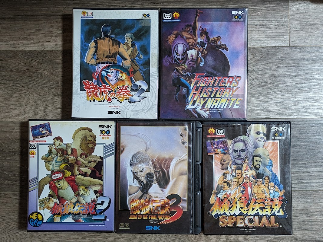 全5本 餓狼伝説3 2 SPECIAL 龍虎の拳2 ファイターズ ヒストリー 全5本 餓狼伝説3 2 SPECIAL 龍虎の拳2 ファイターズ ヒストリー